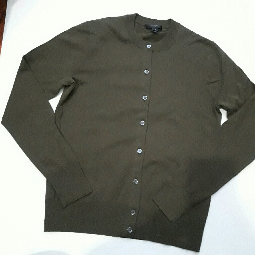 ❌❌❌J.CREW Womens small Jackie Cotton Cardigan - Picture 3 of 7